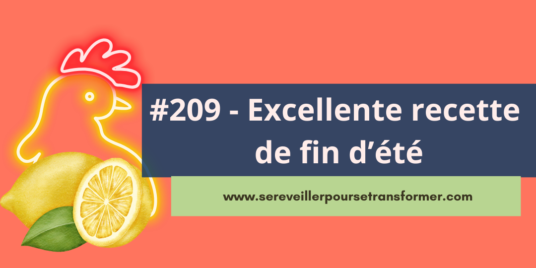 Recette fin d'été