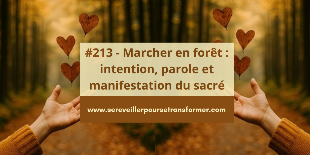 #213 – Marcher en forêt : intention, parole et manifestation du sacré