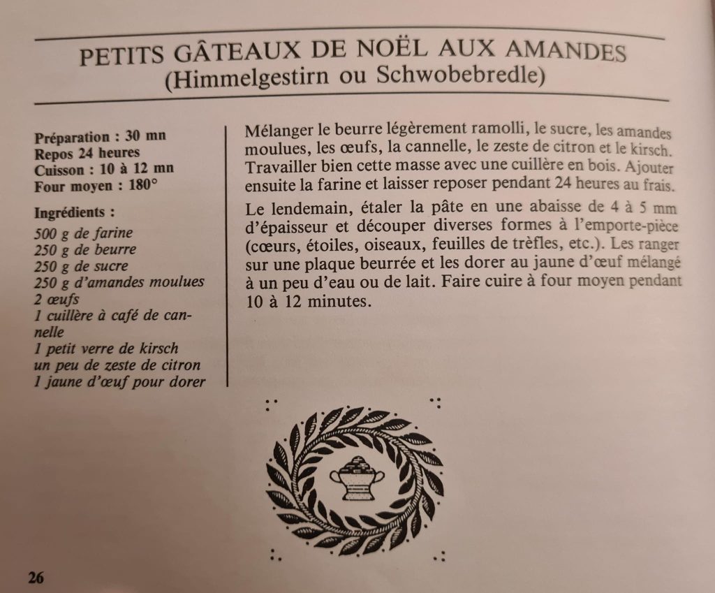 gâteaux de Noël alsaciens