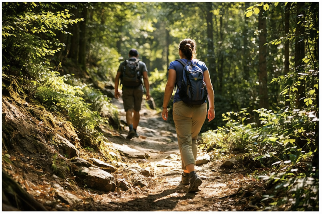 Marche en forêt bien-être