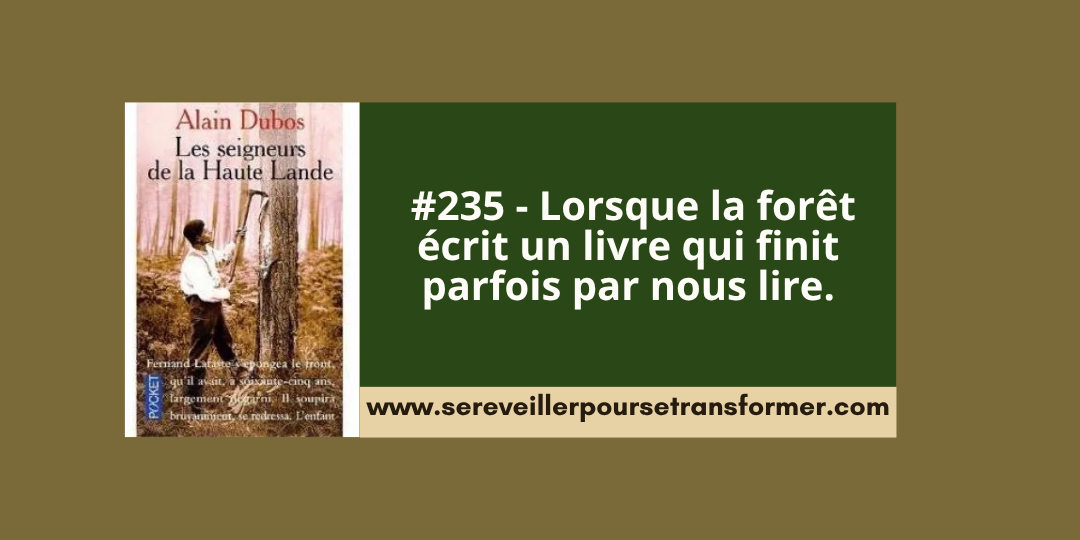 #236 — Lorsque la forêt écrit un livre qui finit parfois par nous lire